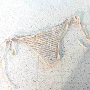 Crochet bikini bottoms xsmall tie side